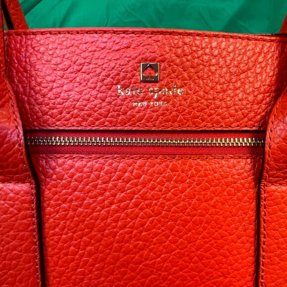 Orange Linda Kate Spade Tote-NEW - Picture 2 of 6